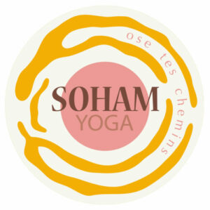 Logo rond orange shama yoga